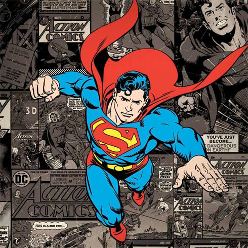 DC Comics Superman Vintage Action pose pattern Surface Book 2 15in Skin